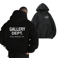 Gallery Dept 2 Sides T-shirt/Hoodie, Classic Letter Print Cotton Fashion For Men And Women, Classic Hoodie Sweatshirt
