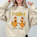 F-CAW-F Chicken Shirt/ Sweatshirt/ Hoodie, Funny Crow Tee, HAGBDH Funny Meme Chicken Tee Shirt | RetroVerseTees.com