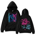 Arcane-Jinx Hoodie/T-Shirt Harajuku Legend of League Shirt/Hoodie, Unisex for Man and Women, 100% Cotton, LOL Tee Sweatshirt