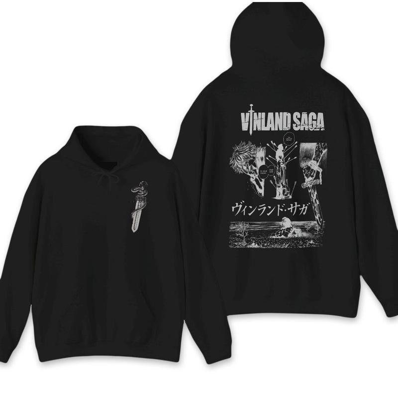 Vinland Saga Redemption Heavyweight T-Shirt/Hoodie, Unisex for Man and Women, 100% Cotton, Vintage Graphic Tee, Unisex...