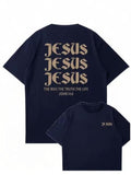 'Jessus Jessus Jessus' Printed Cool Aesthetic Oversized T-shirt/Sweatshirt/Hoodie | RetroVerseTees.com