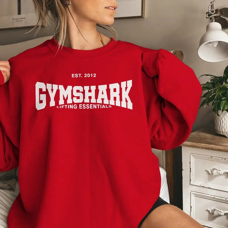Gymshark Lifting Essentials Unisex Cotton T-shirt/Sweatshirt/Hoodie | RetroVerseTees.com