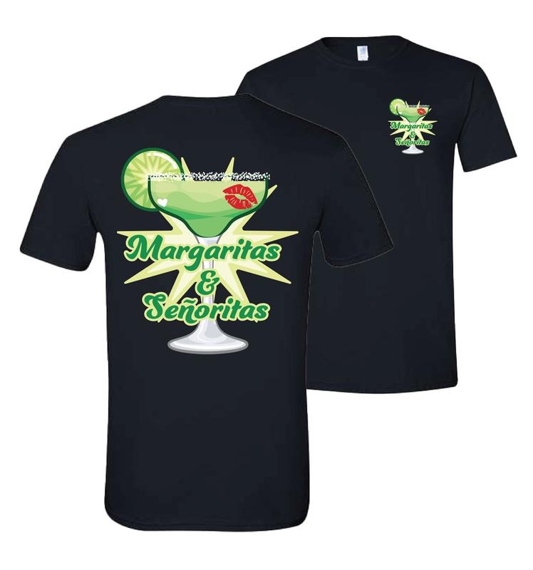 MARGARITAS & SENIORITAS Comfy and Quality Shirt/Hoodie! Sweatshirt | RetroVerseTees.com