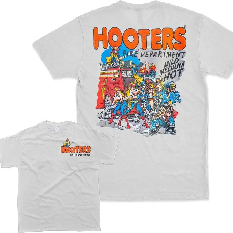 Hooters Fire Department T-Shirt, Shirt For Womens, Mens Unisex Shirt Hoodie, Sweatshirt | RetroVerseTees.com