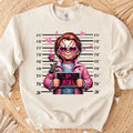 Horror Characters Valentine Shirt , Pink Horror Valentine Shirt, Scary Movie Valentine Shirt, Valentine's Day Gifts...