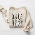 Horror Movie Knives Sweatshirt, Halloween Horror Hoodie, Halloween Knives Hoodie, Halloween Movie Sweatshirt, Halloween...