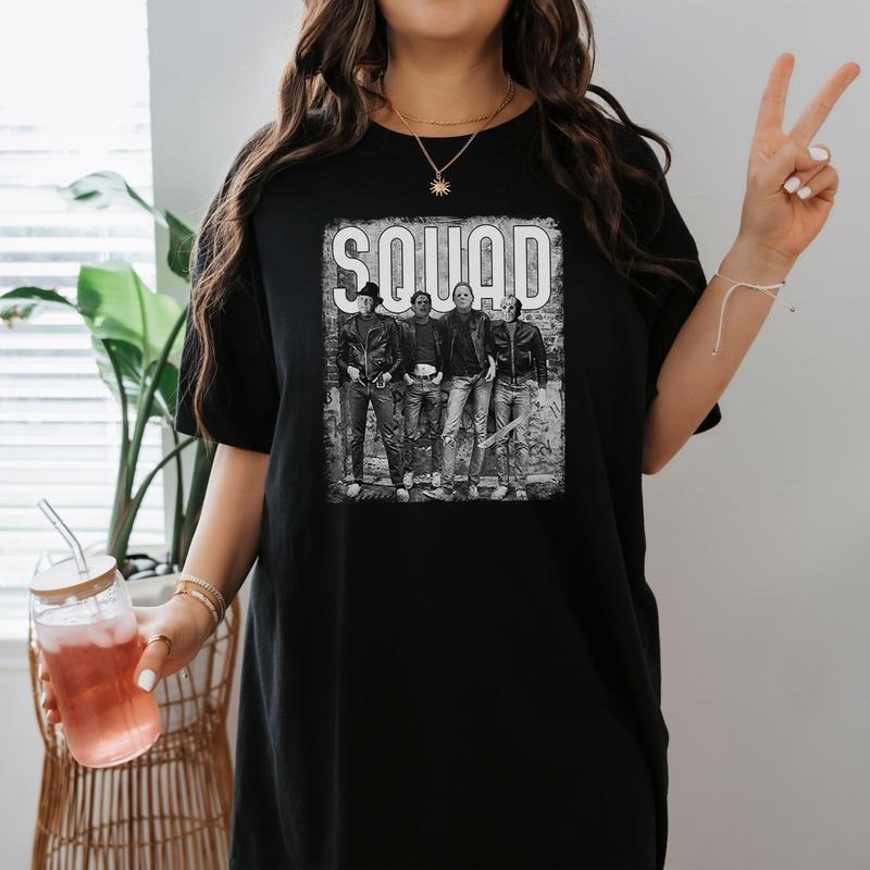 Horror Squad Jason Voorhees Michael Myers Freddy Krueger T-Shirt Hoodie, Sweatshirt | RetroVerseTees.com