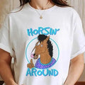 Horseman Lovers Movie Tshirt Horsin' Around Classic T Shirt Summer Tee Hoodie, Sweatshirt | RetroVerseTees.com