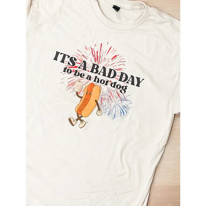 Hot Dog Graphic Top T-Shirts, Hoodie, Sweatshirt | RetroVerseTees.com