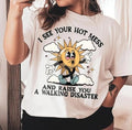 Hot Mess  DTF Transfers - THIS IS NOT A SHIRT Hoodie, Sweatshirt | RetroVerseTees.com