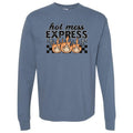 Hot Mess Express Long Sleeve Comfort Colors T-Shirt Hoodie, Sweatshirt | RetroVerseTees.com
