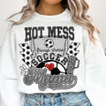 Hot Mess Soccer Mama DTF Transfers - THIS IS NOT A SHIRT Hoodie, Sweatshirt | RetroVerseTees.com