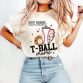 Hot Mess T Ball Mama T-Shirt, Baseball Mom T-Shirt, Baseball T-Shirt, Tee Ball Season T-Shirt, Baseball Mama T-Shirt...