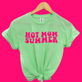 Hot Mom Summer Soft Graphic Tee Hoodie, Sweatshirt | RetroVerseTees.com