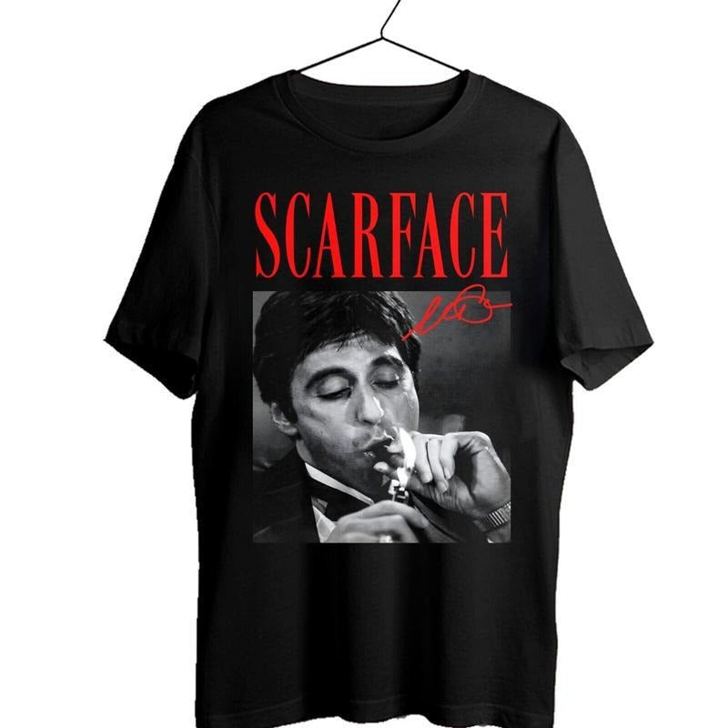 Hot Scarface Shirt - Gift for Fans - Black All Sizes - Men's Streetwear Top Hoodie, Sweatshirt | RetroVerseTees.com