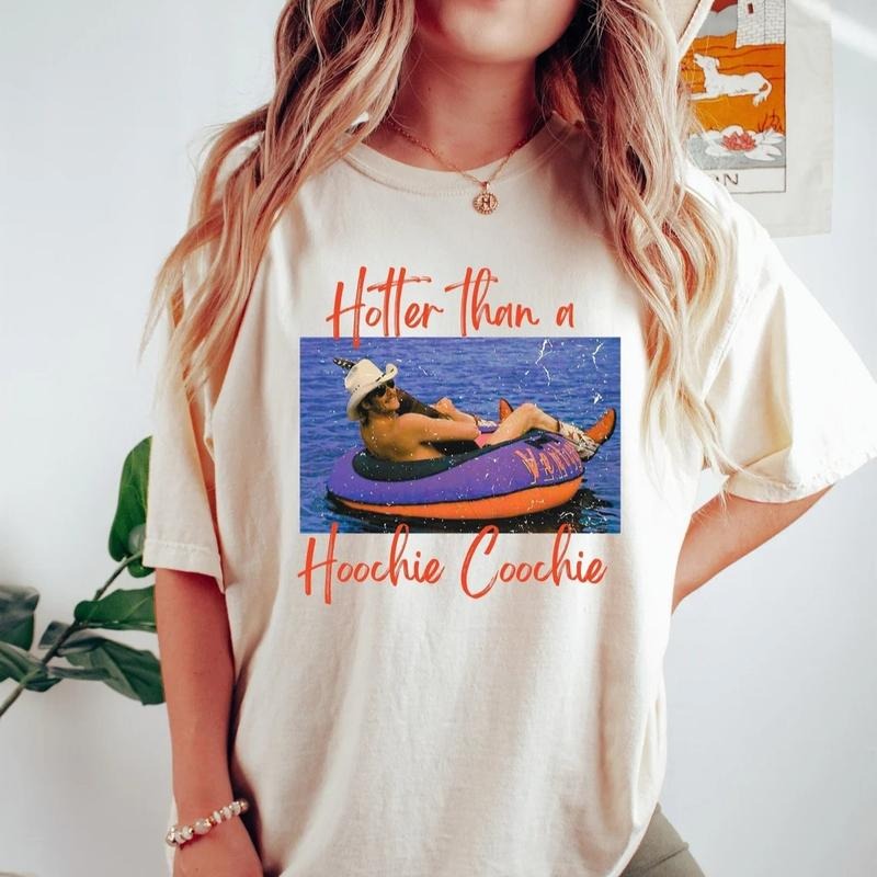 Hotter Than A Hoochie Coochie Shirt Top Womenswear Hoodie, Sweatshirt | RetroVerseTees.com