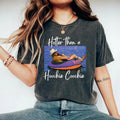 Hotter Than A Hoochie Coochie Tee, Womens Summer Vacation Tshirt, Gift Music Lover Tshirt, 90s Country Music Trendy...