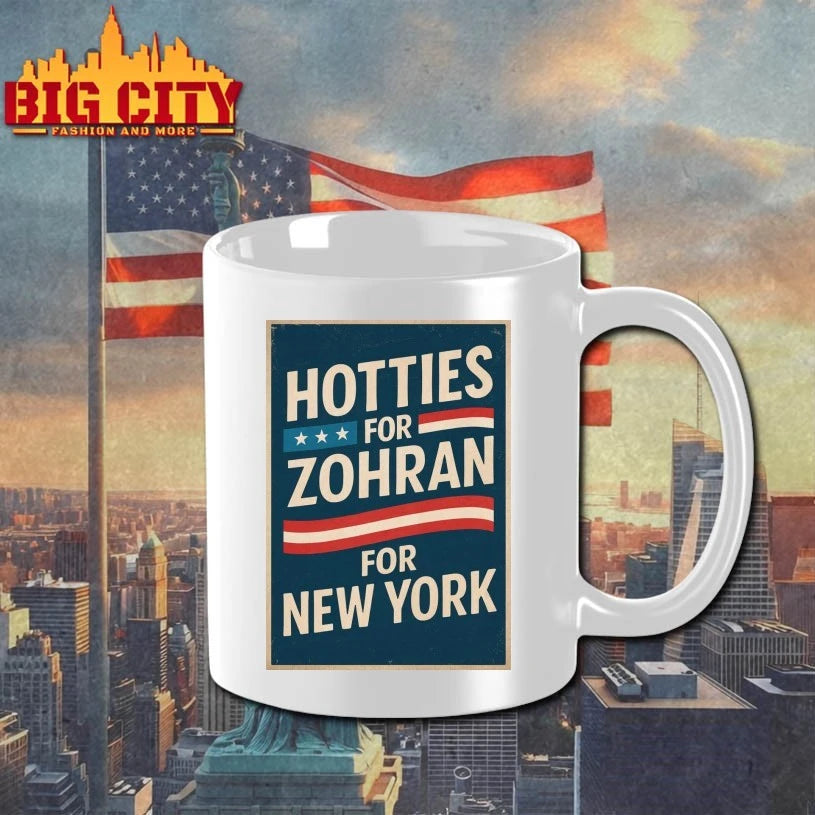 Hotties For Zohran for New York poster shirt