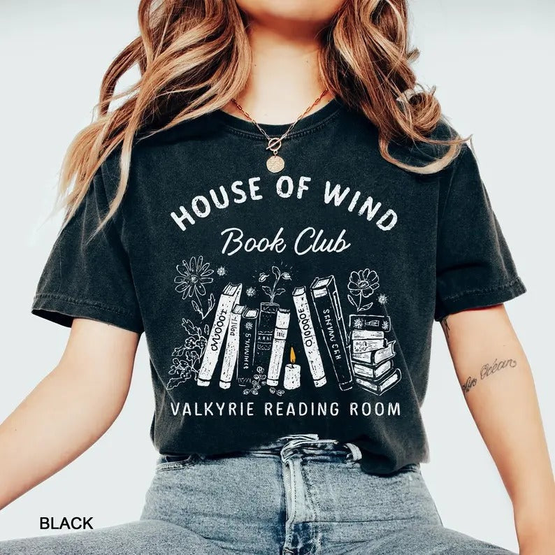House Of Wind Book club t-shirt, ACOTAR Art t-shirt, Sarah J Maas t-shirt, Night Court Sarah J Maas, SJM merch Hoodie,...