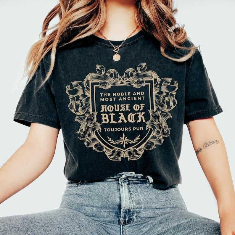 House of Black Tee Comfort Colors Noble and Most Ancient Regulus Black Bellatrix Lestrange Potter T Shirt Universal...