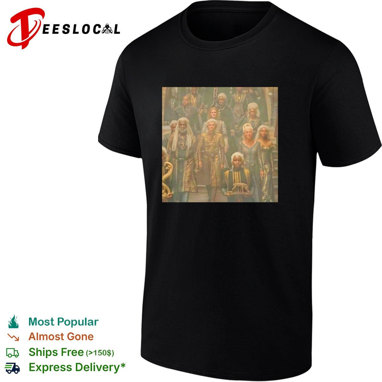 House of the Dragon cast group shirt