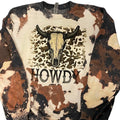 Howdy Bull Cowhide Crewneck sweatshirt T-Shirts, Hoodie | RetroVerseTees.com