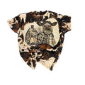 Howdy Fall Cow Bleached T-shirt Hoodie, Sweatshirt | RetroVerseTees.com