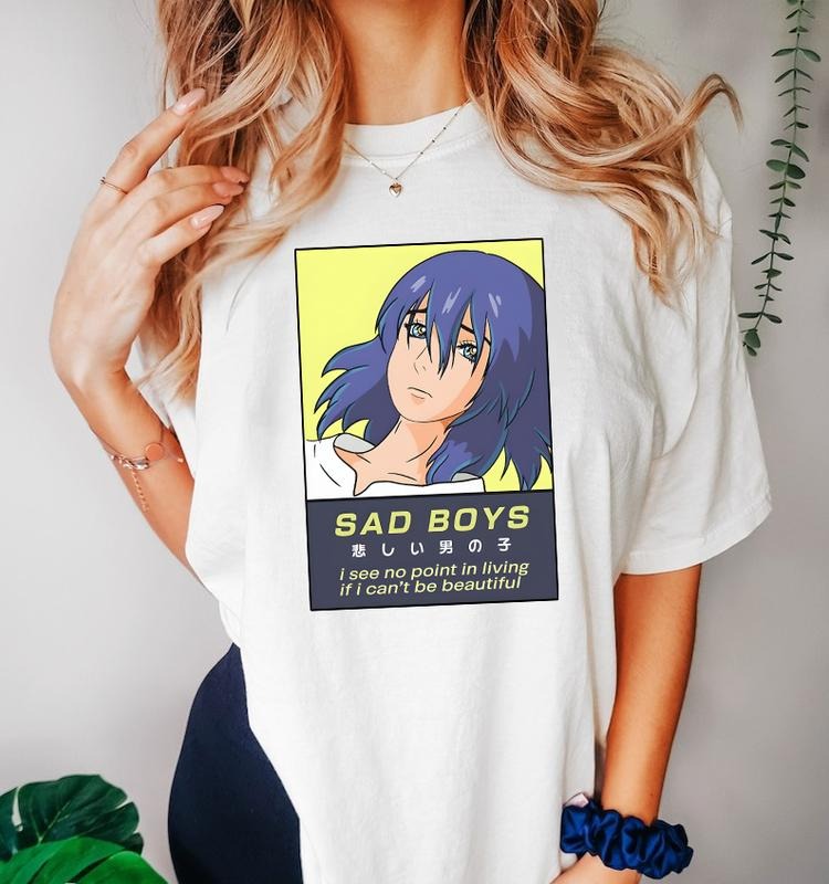 Howl Sad Boys T-Shirt, Howl's Moving Castle Shirt, Anime shirt, Harajuku Clothing Hoodie, Sweatshirt | RetroVerseTees.com