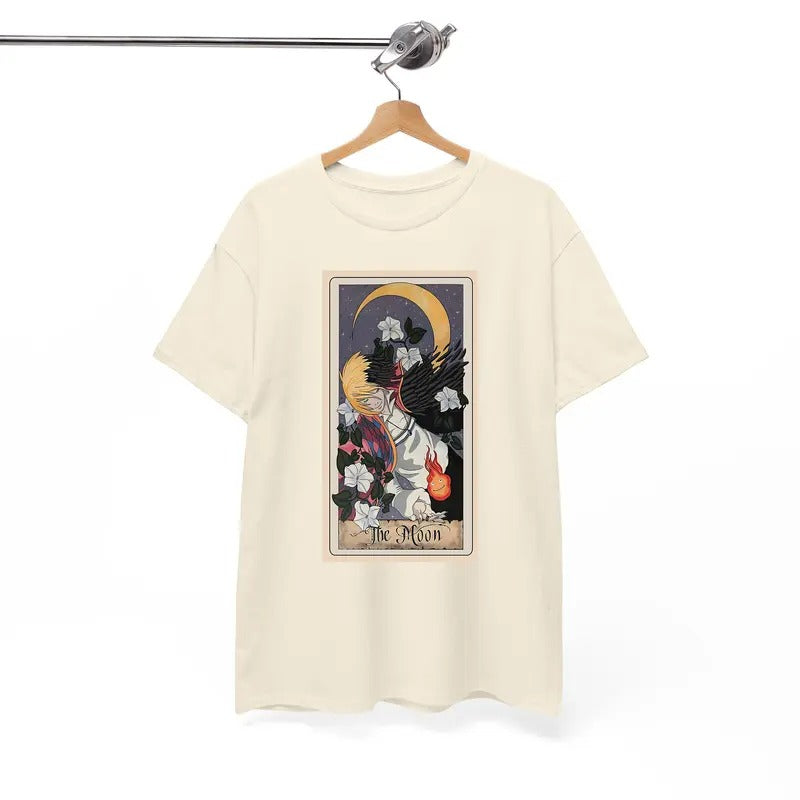 Howl Tarot Card Tshirt, Howls Moving Castle Tshirt, Howl And Sophie, Calcifer, Anime Hoodie, Sweatshirt | RetroVerseTees.com