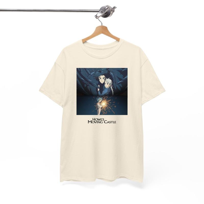 Howl and Sophie Shirt, Howl's Moving Castle Shirt, Anime shirt, Harajuku Clothing Hoodie, Sweatshirt | RetroVerseTees.com