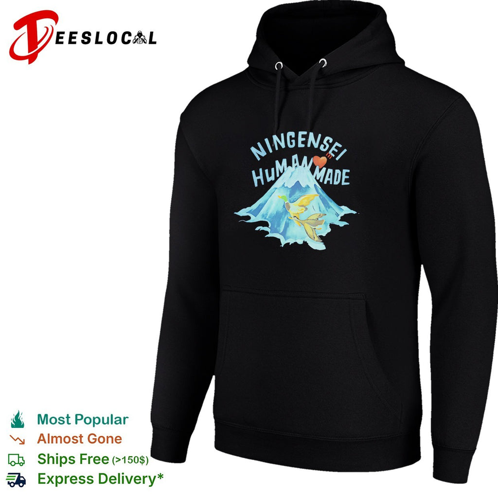 Human Made Ningensei mountain geese ducks Japanese shirt