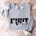 Hunt Sweatshirt, Deer Hunting Hoodie, Hunting Season Sweater, Unisex Hunting Lover Gift Sweater, Matching Camping Trip...