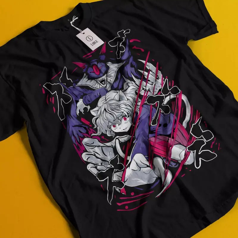 Hunter X Hunter Pitou T-Shirt Anime Manga HxH Killua Shirt Hisoka Gon Kite Tee Hoodie, Sweatshirt | RetroVerseTees.com