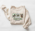 Hunting Season Sweatshirt, Preppy Camo Bow Deer Hunting Shirt, Duck Hunter Coquette Tee, Girl Fall Camo Bow Gifts Hoodie