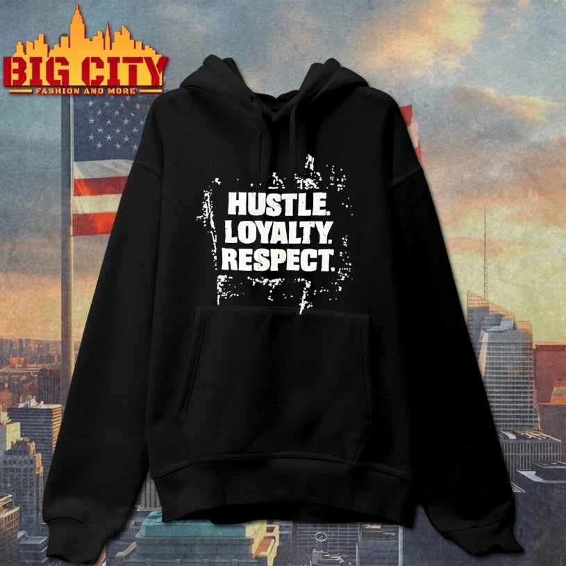 Hustle Loyalty Respect text shirt