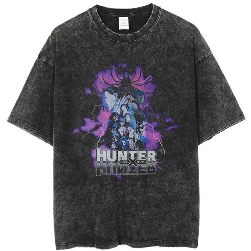 HxH #Acid Wash Vintage Tee, Japanese Harajuku Streetwear Sweatshirt, #Hoodie, Comfort Colors | RetroVerseTees.com