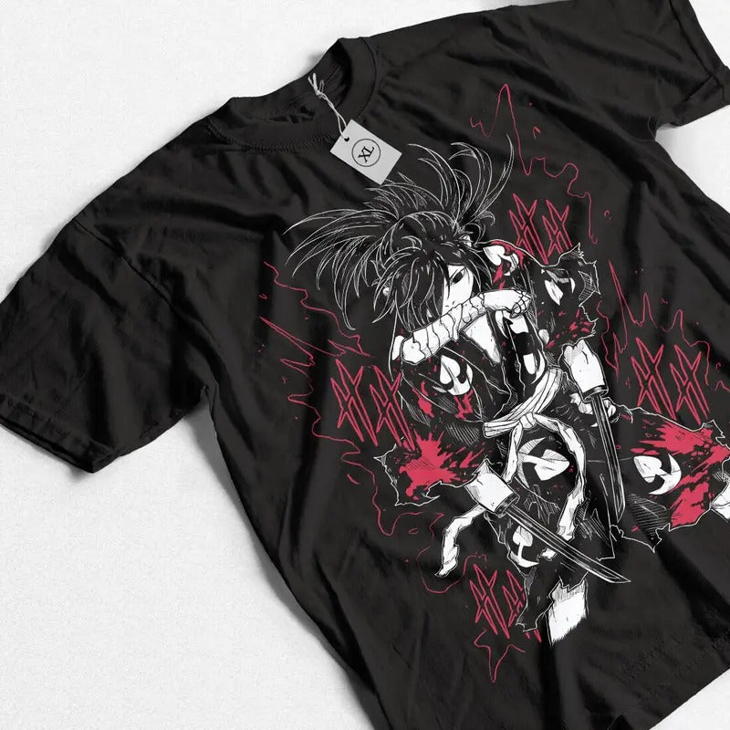 Hyakkimaru dororo T-shirt Girl Anime Manga Funny New Unisex Shirt All Size Hoodie, Sweatshirt | RetroVerseTees.com