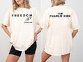 I Am Charlie Kirk Shirt Tank Top Comfort Color Sweatshirt, Freedom Charlie Kirk Shirt Hoodie | RetroVerseTees.com
