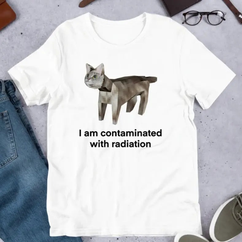 I Am Contaminated Funny Cat Meme Shirt Hoodie, Sweatshirt | RetroVerseTees.com