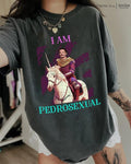 I Am Pedrosexual Comfort Colors Unisex Tshirt For Fan, Pedro Pascal Movie 90s Retro Bootleg Shirt, Fan Merch Celebrity...