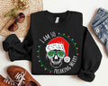 I Am So Freaking Merry Sweatshirt, Funny Christmas Sweater, Skull Winter Holiday Hoodie, Sarcastic Gift Sweatshirt,...