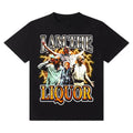I Am the Liquor T-Shirt! Cotton Casual Crew Neck Slim-fitting Plain Floral Striped Black Menswear Stylish   3000 BC...