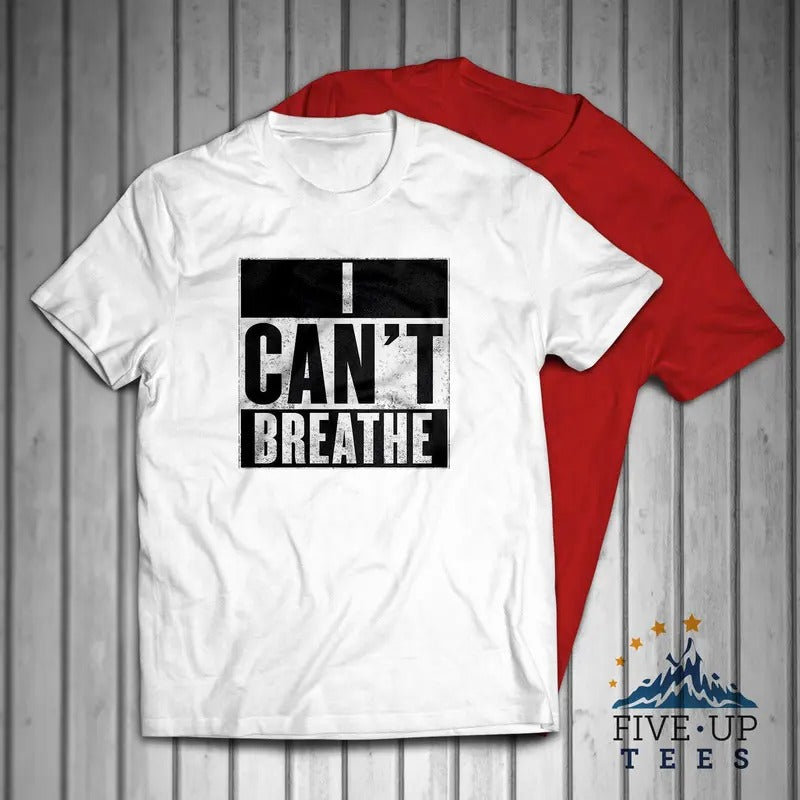 I Can't Breathe BLM Black Lives Matter Civil Rights Protest Men's T-shirt Hoodie, Sweatshirt | RetroVerseTees.com