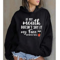 I Don't Give a, Funny Hoodie Casual Street Style Fleece Fabric Pullover Hooded Sweatshirt for Women for Men, Perfect Gift...