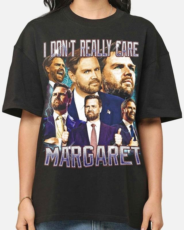 I Don't Really Care Margaret Funny Minimalist JD Vance T-Shirt Casual Comfort Hoodie, Sweatshirt | RetroVerseTees.com