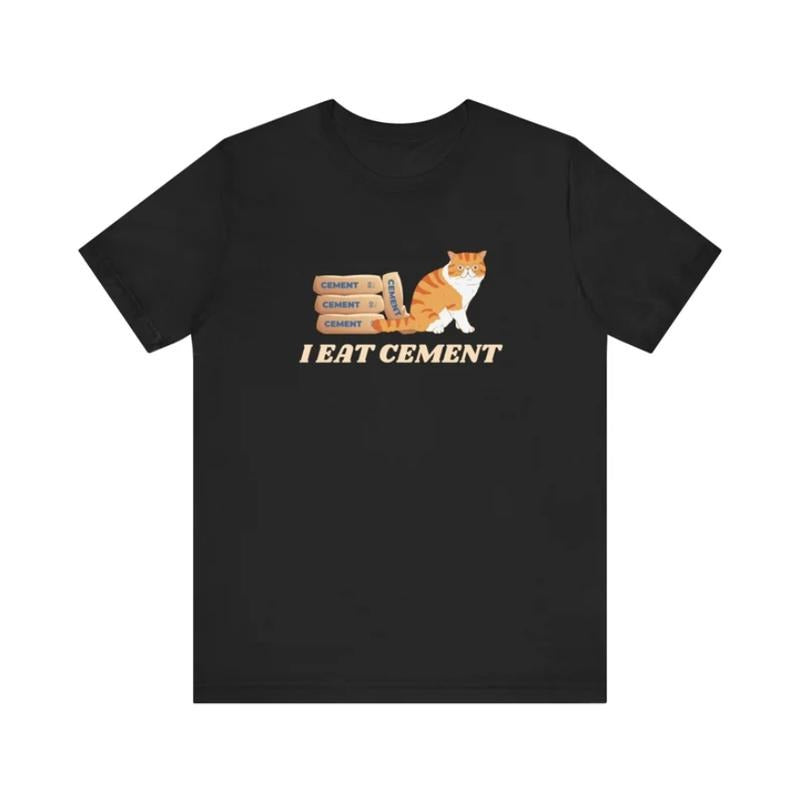 I Eat Cement Cursed Cat, Funny Meme Shirt, Ironic Shirt, Cat Lover Giftstyle{n002}2 Hoodie, Sweatshirt | RetroVerseTees.com