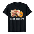 I Eat Cement Funny Cursed Crying Cat Meme T-Shirt Classic Cotton Hoodie, Sweatshirt | RetroVerseTees.com