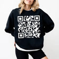 I F*cking Love You QR Code Sweatshirt, QR Code I F*cking Love You Valentine's Sweatshirt, Valentines Gifts, Gift For Her,...