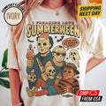 I Freaking Love Summerween Shirt, Summerween Shirt, Halloween Summer Camp 80's Poster Graphic Tee, Spooky Summer Hoodie,...