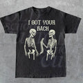 I Got Your Back Skeleton T-Shirt, Funny Skull Shirt, Vintage Skellie Y2k Tee, Vintage Graphic Shirt, Halloween Quote...